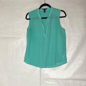 Forever 21 Mint Green Sleeveless Split V-Neck Camisole